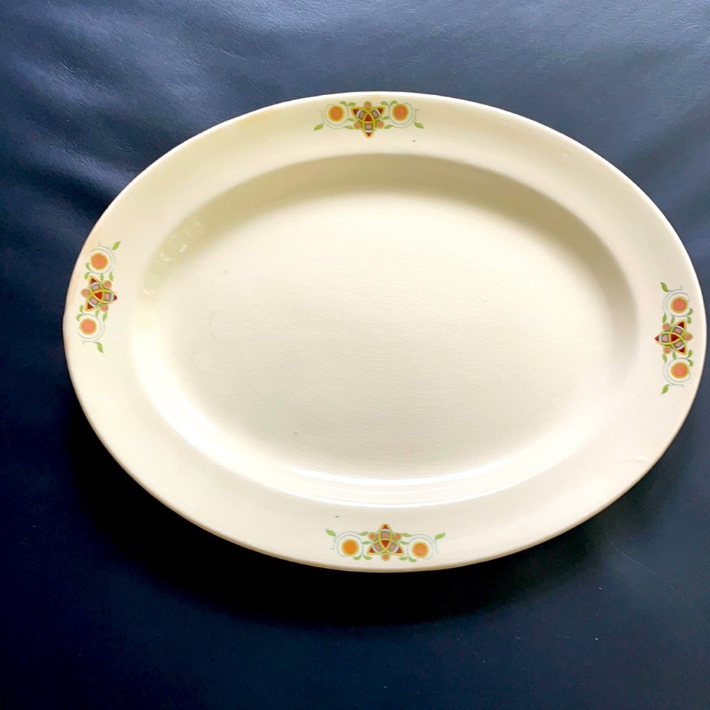 13 x 10 stonewear platter vintage